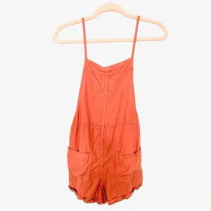 Abercrombie & Fitch Rust Romper- Size M