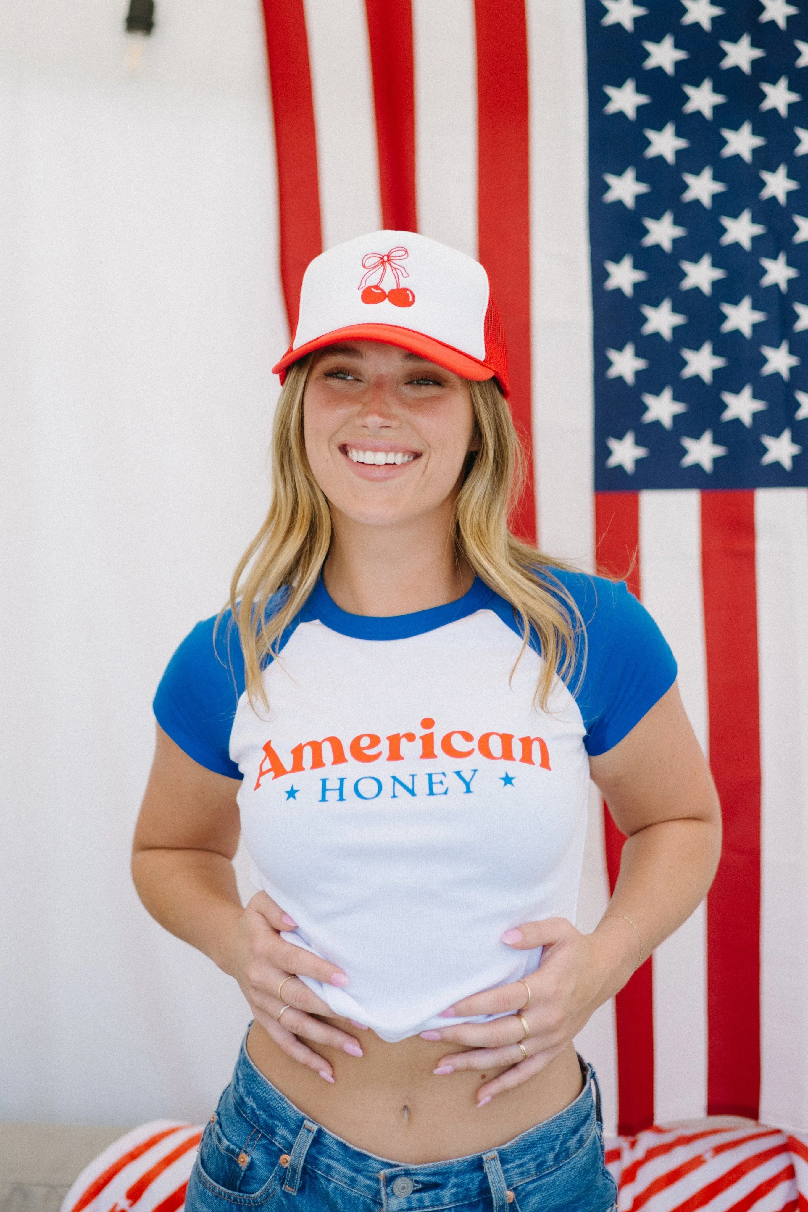 American Honey Baby Tee By Brightside