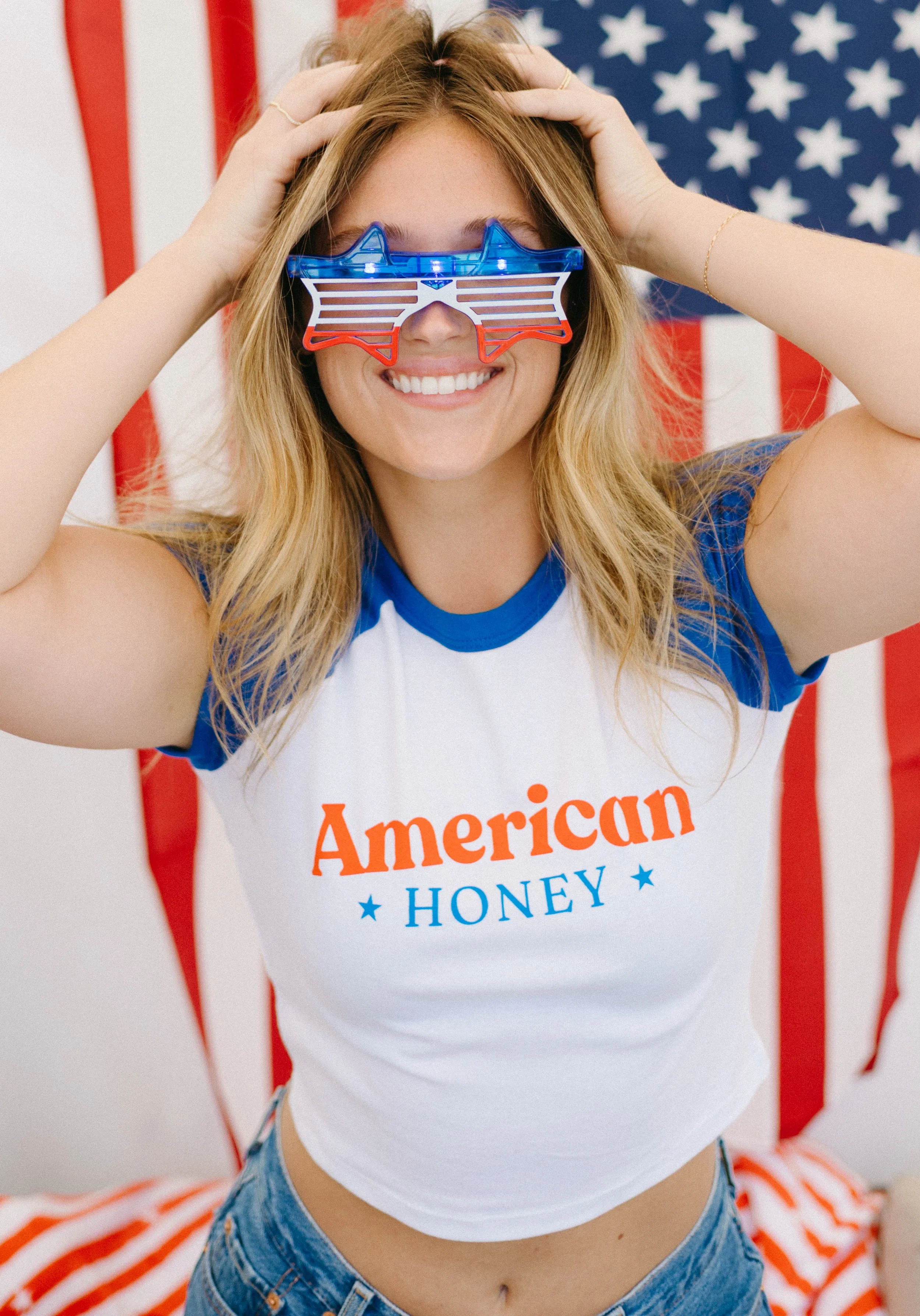 American Honey Baby Tee By Brightside