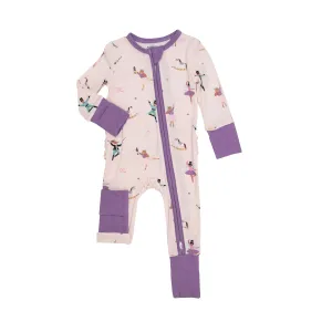 Angel Dear Two Way Zipper Romper in Nutcracker Ballet