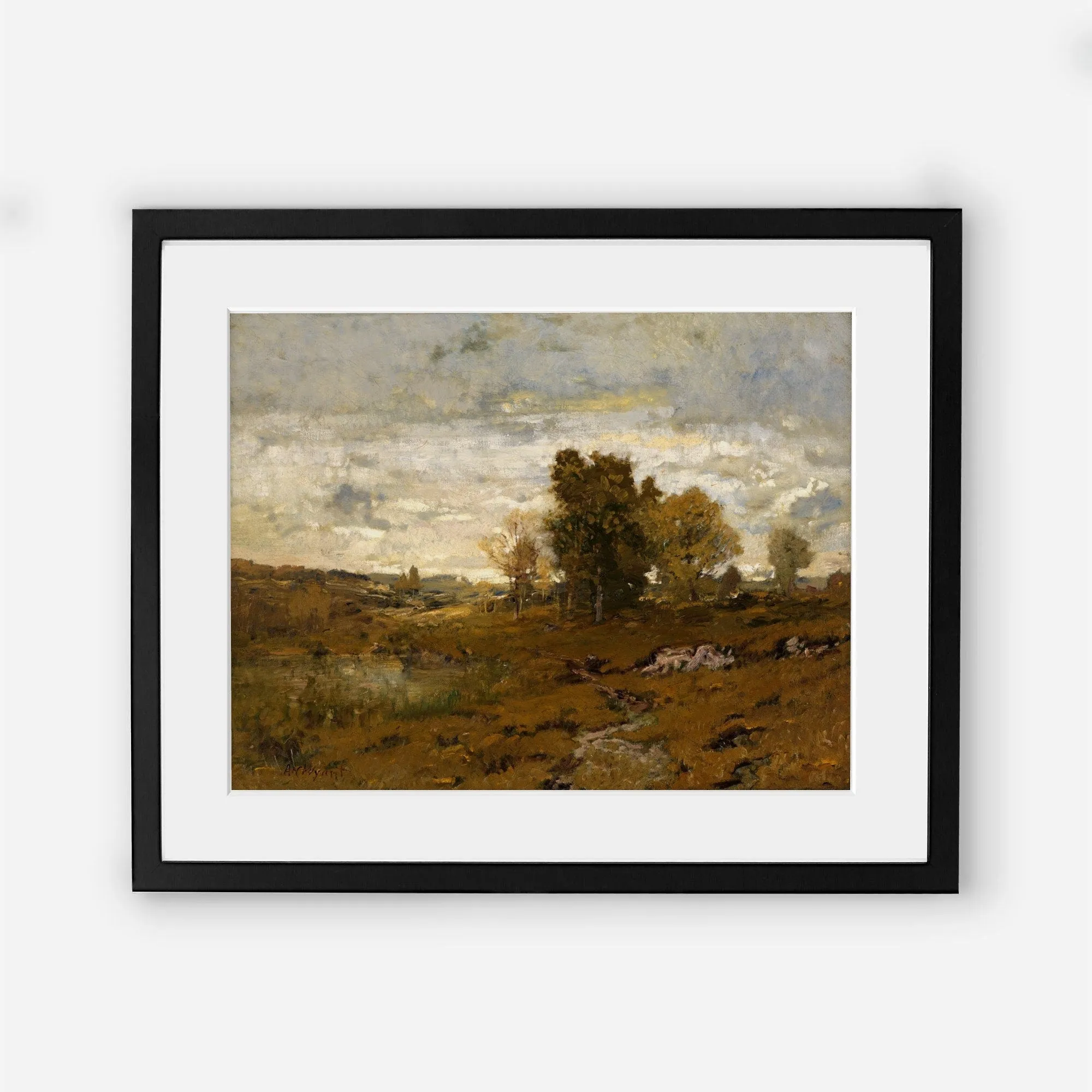 Autumn Vintage Landscape Wall Art