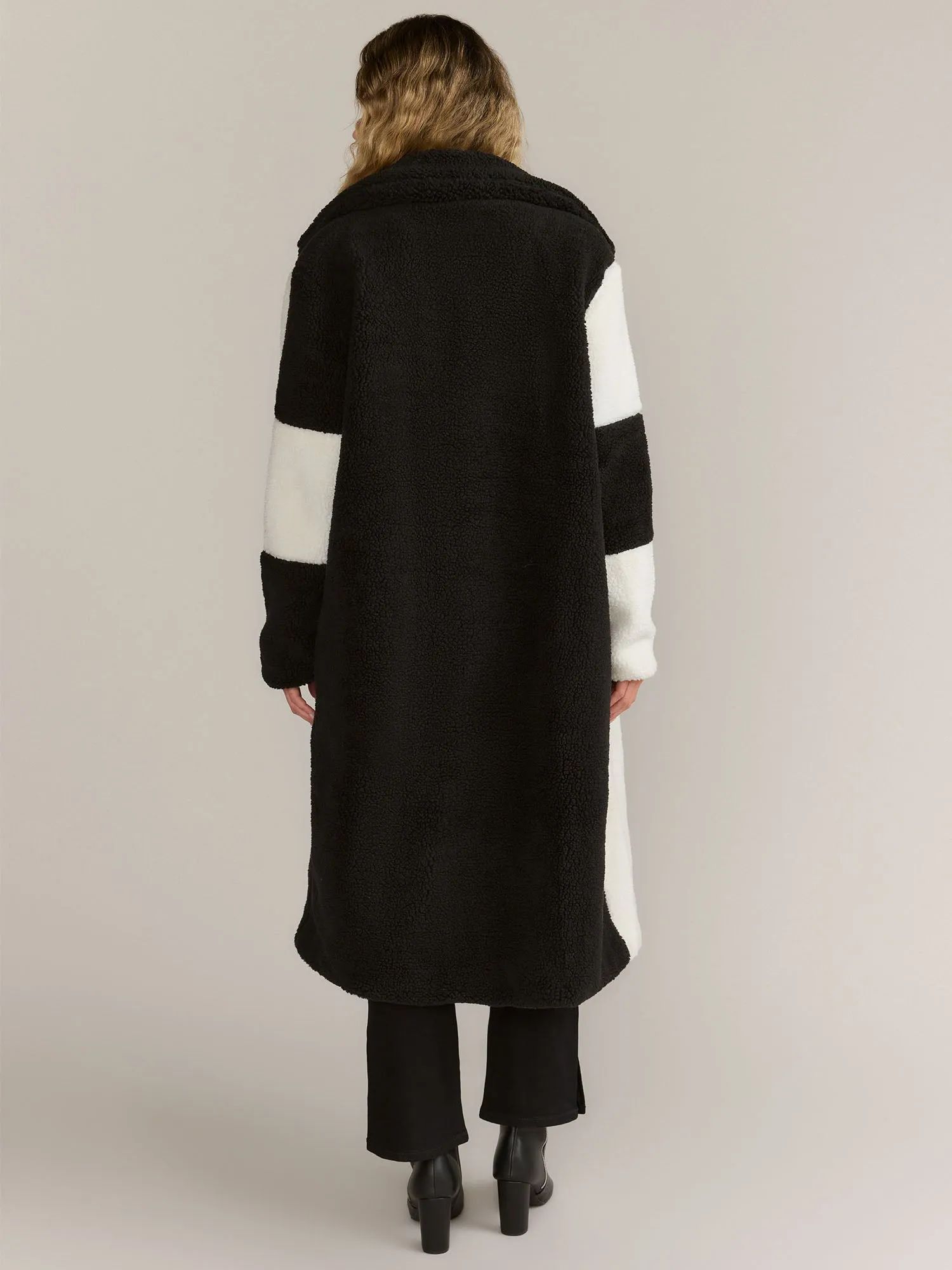 Azalea Wang Colorblock Sherpa Coat - Brands We Love