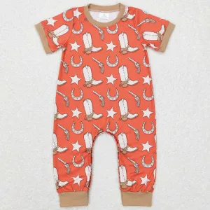 Baby Kids Rompers Cow Print Western Rompers SR0570