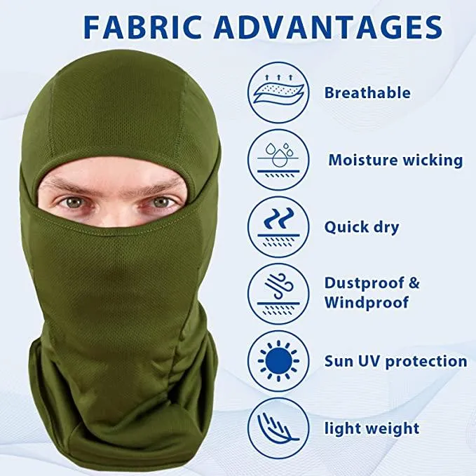 BALACLAVA FULL VISOR - OLIVE