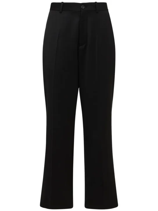 Balenciaga   Cropped wool pants 