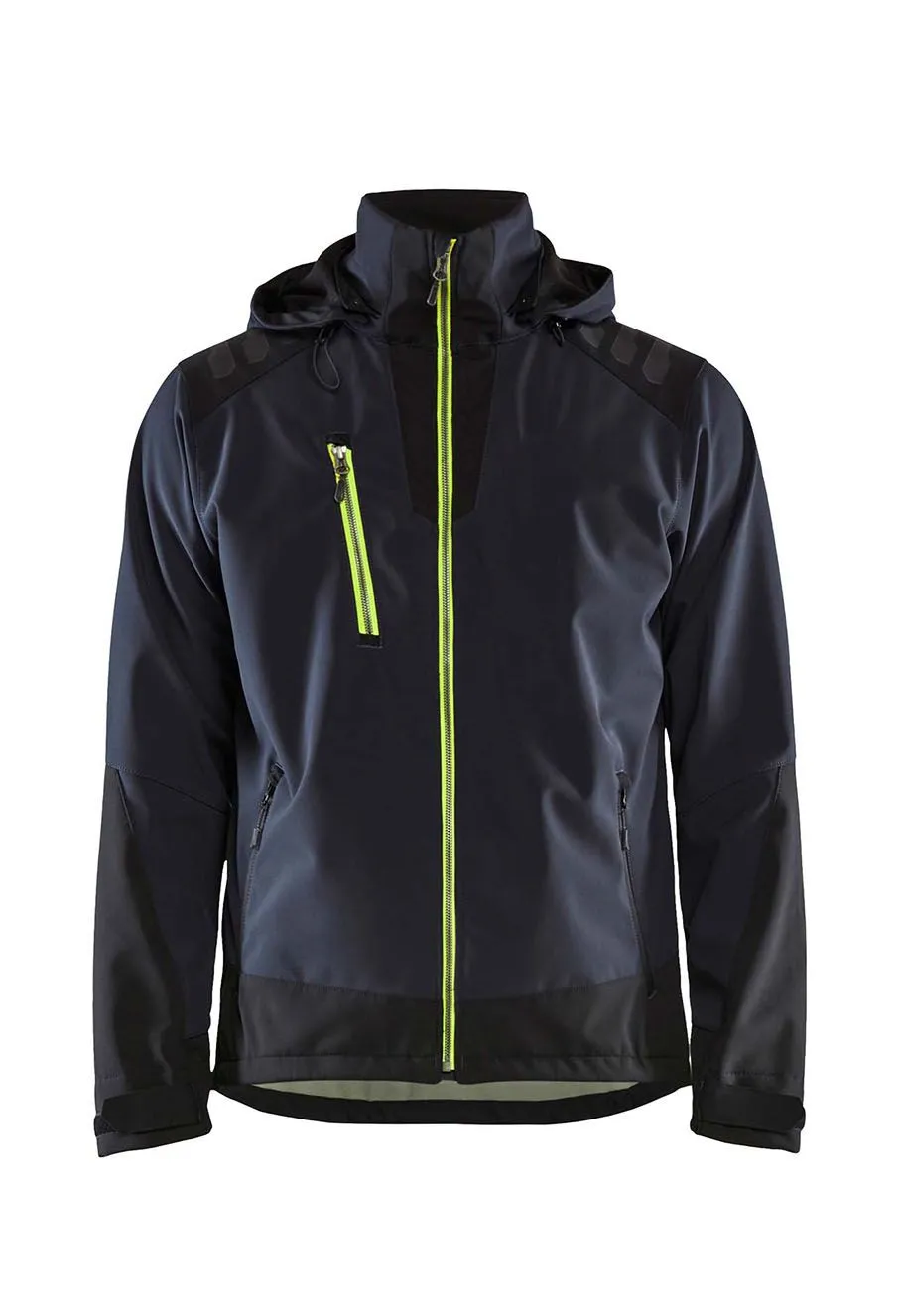 Bl&#xE5;kl&#xE4;der&#x20;Work&#x20;Jacket&#x20;Softshell&#x20;4749&#x20;-&#x20;Navy&#x20;Yellow