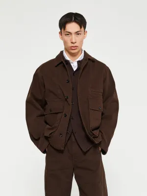 Boxy Jacket in Espresso