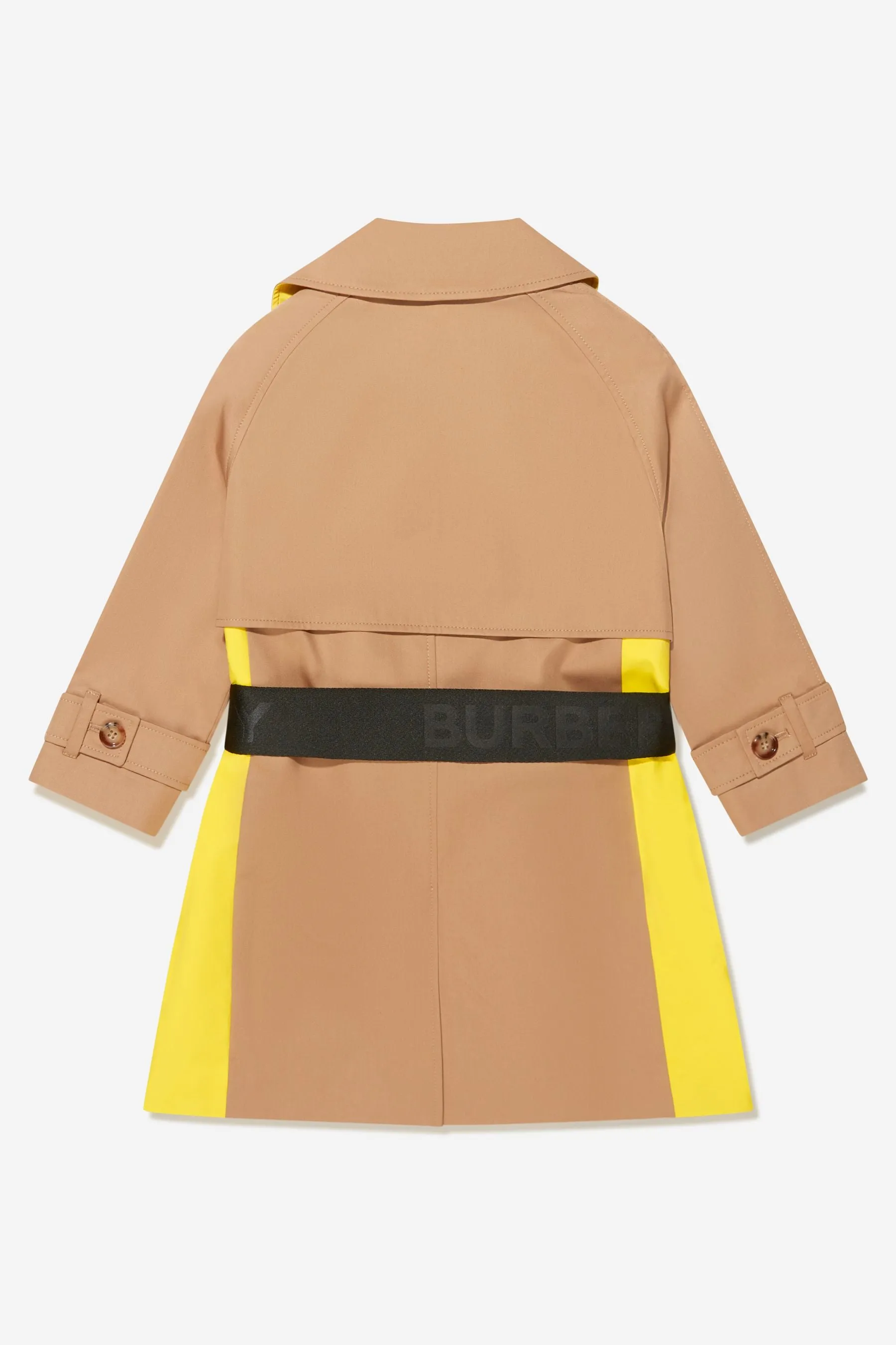 Burberry Boys Cotton Trench Coat With Belt