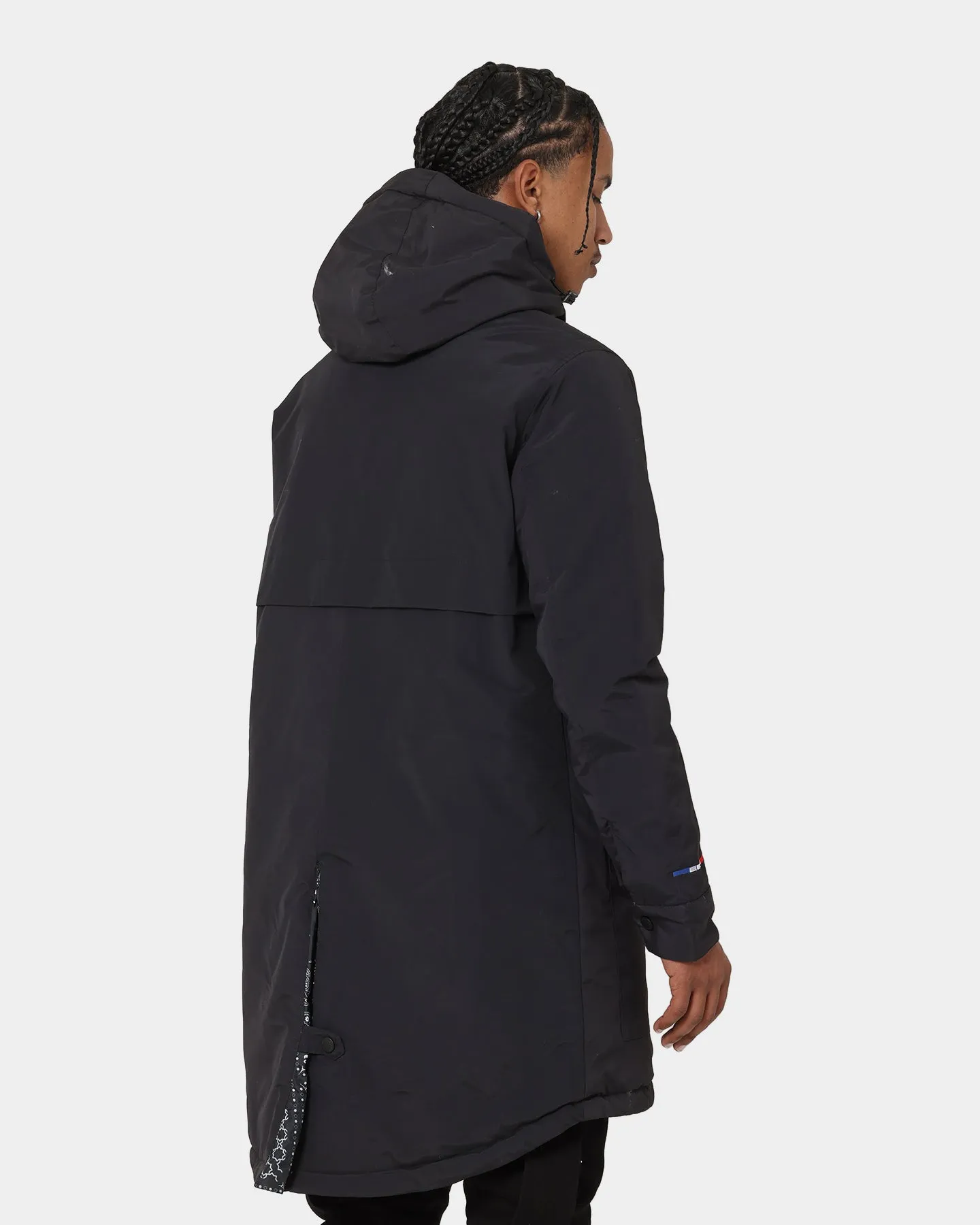 Carre Bandana Ultra Trench Coat Black