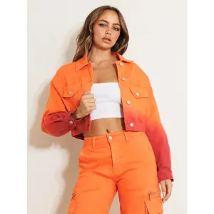 Color Palette Denim Jacket - Orange