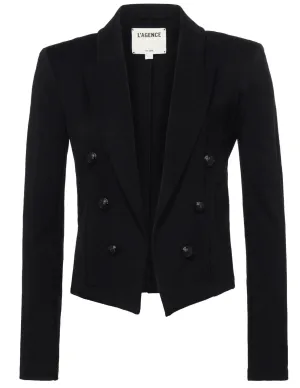 CORE-L'Agence Wayne Cropped Double Breasted Blazer