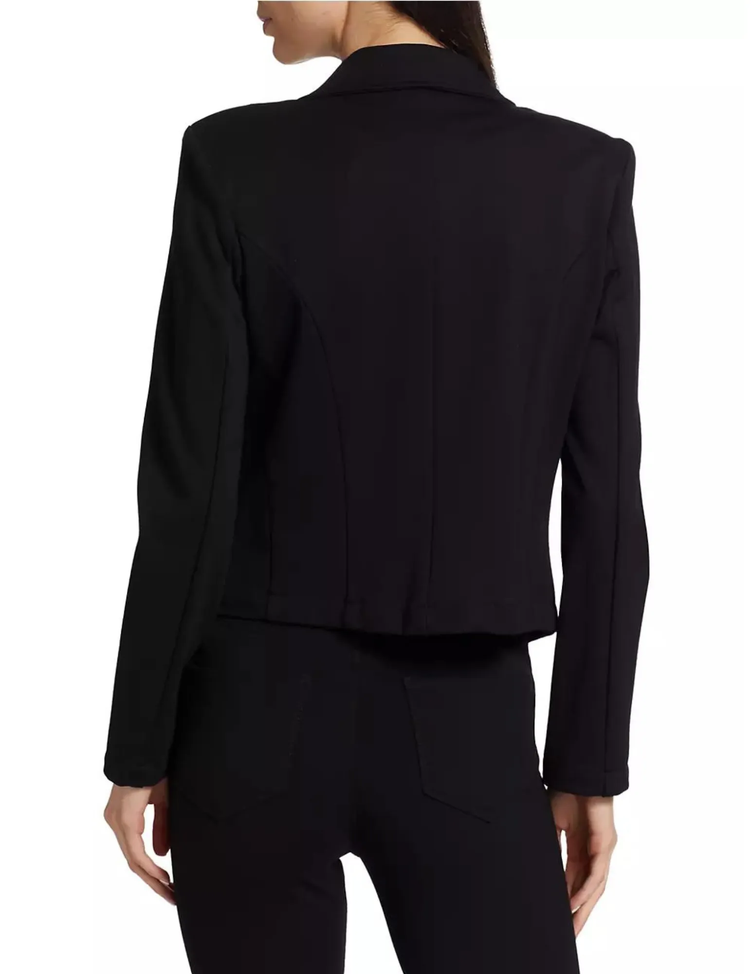 CORE-L'Agence Wayne Cropped Double Breasted Blazer