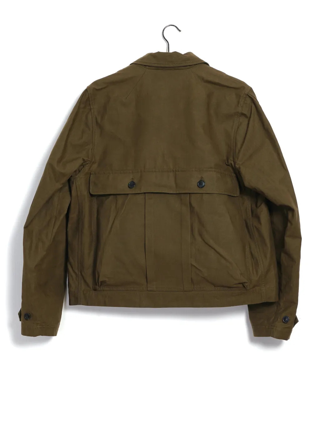 DEXTER 28-41-6 | Short Wide Utility Jacket | Printed Khaki