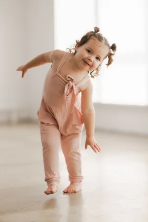 Drape Harem Romper KIDS - PINK