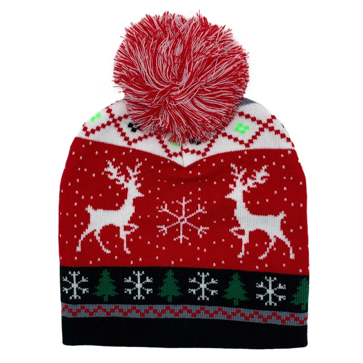 Empire Cove Winter Holiday Christmas Beanie with Yarn Pom Pom Holiday Gifts