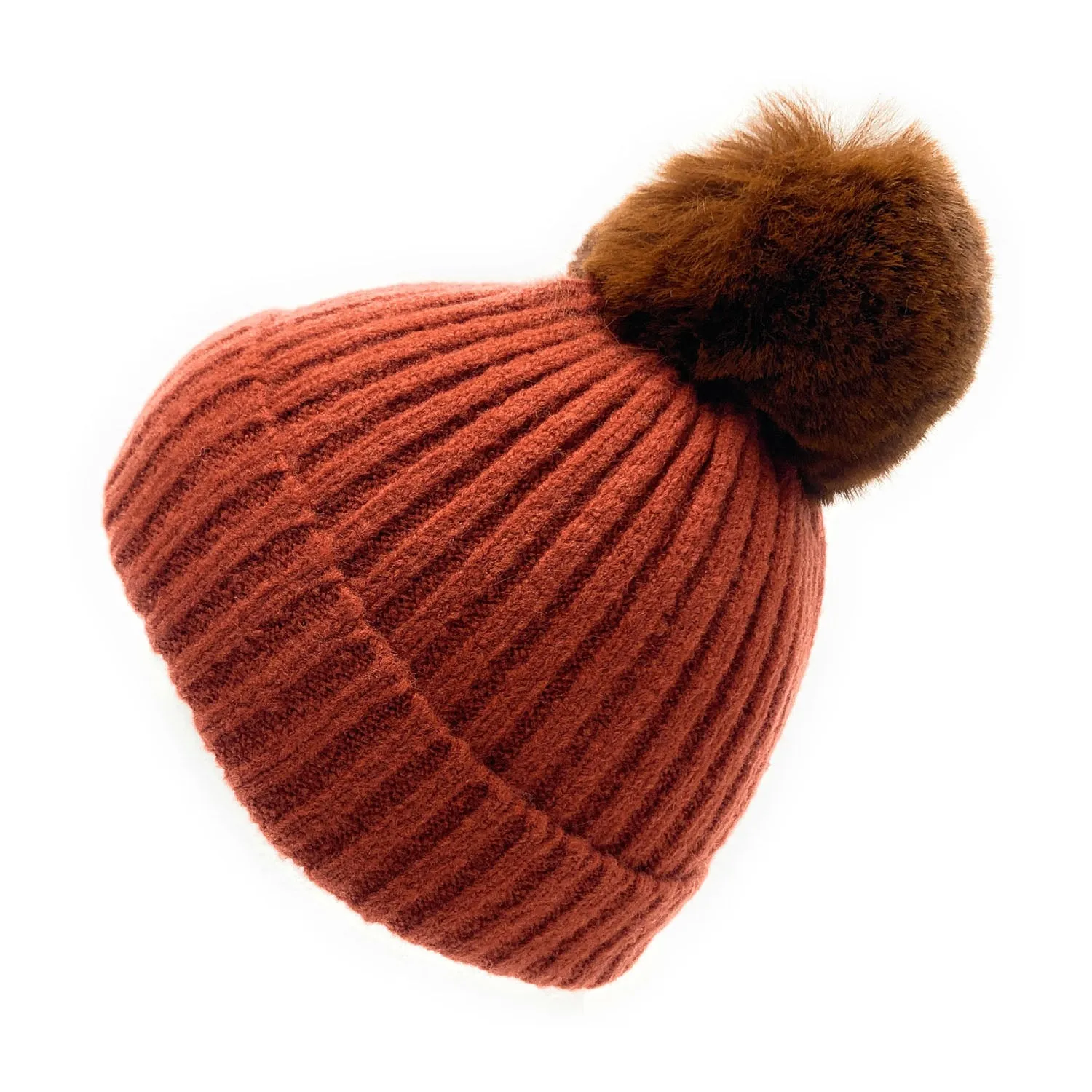 Empire Cove Winter Kids Boys Girls Cable Knit Cuff Beanie with Pom Pom