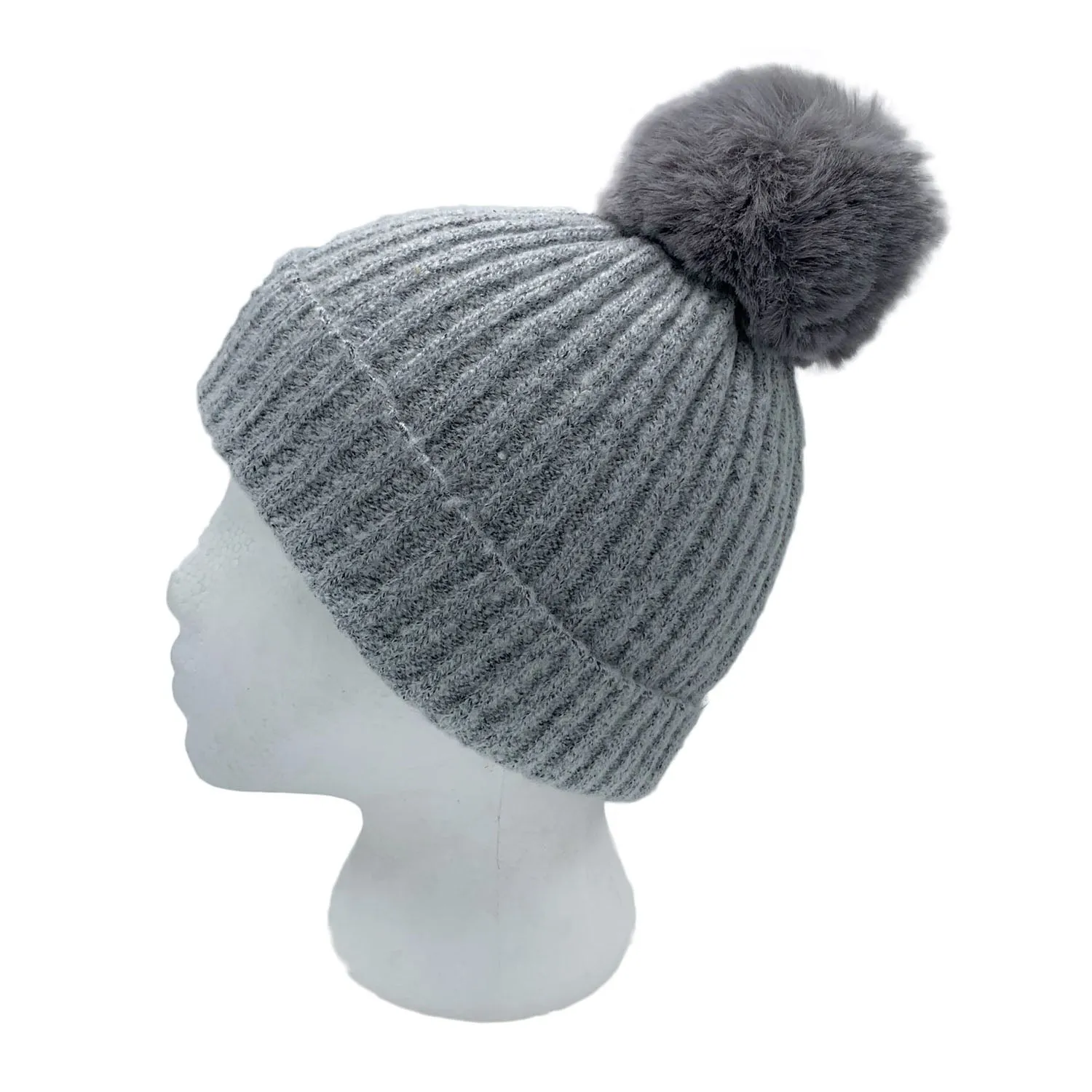 Empire Cove Winter Kids Boys Girls Cable Knit Cuff Beanie with Pom Pom