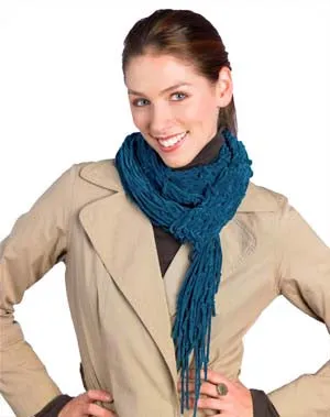 Half-Hour Skinny Suede Scarf (Knit)