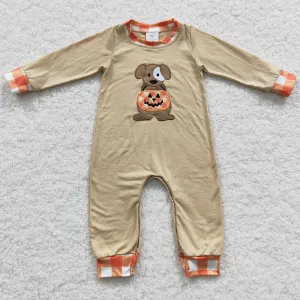 Halloween Baby Boys Romper Embroidery Cotton Rompers LR0291