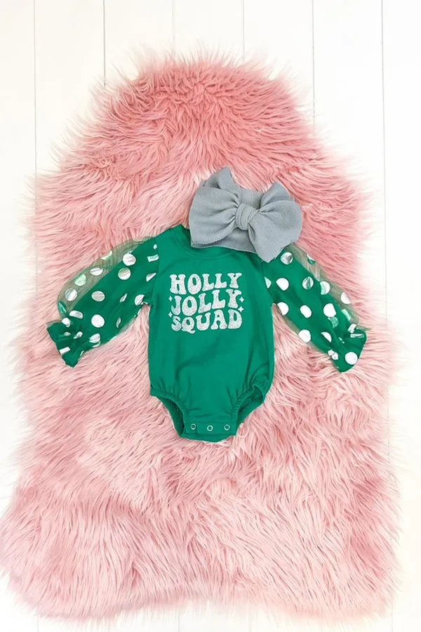 Holly Jolly Squad Romper