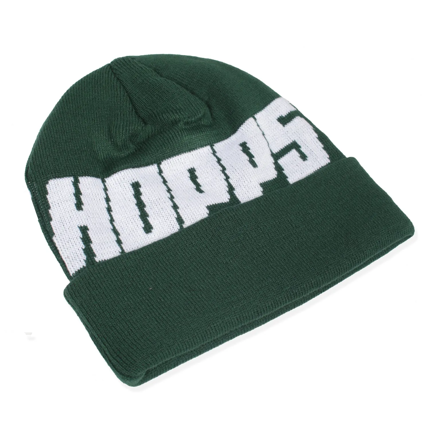 Hopps Skateboards Big Hopps Knitted Beanie Hunter Green/White