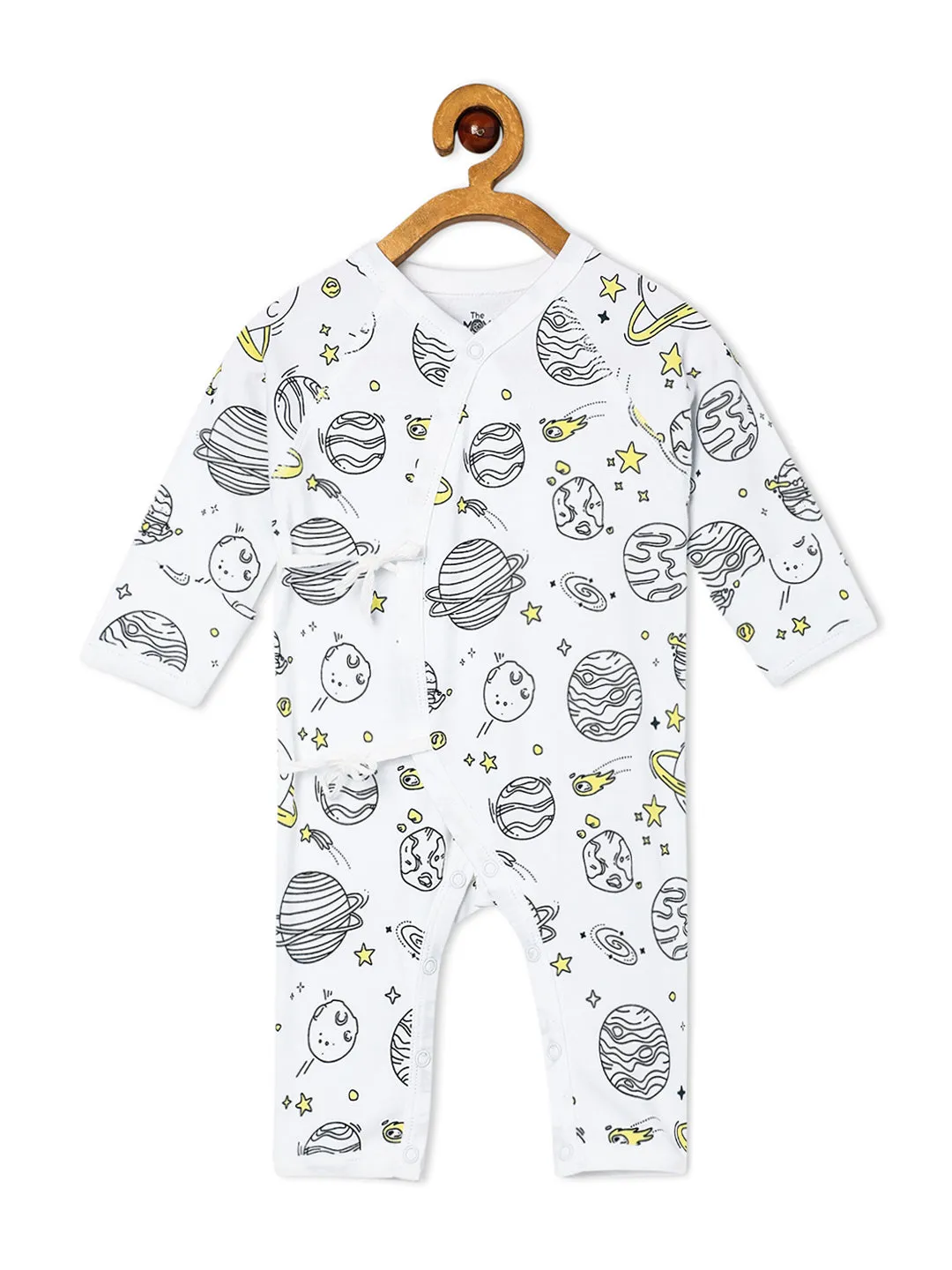 Jabla Style Infant Romper Combo of 2-Planet World-Tour to the Space