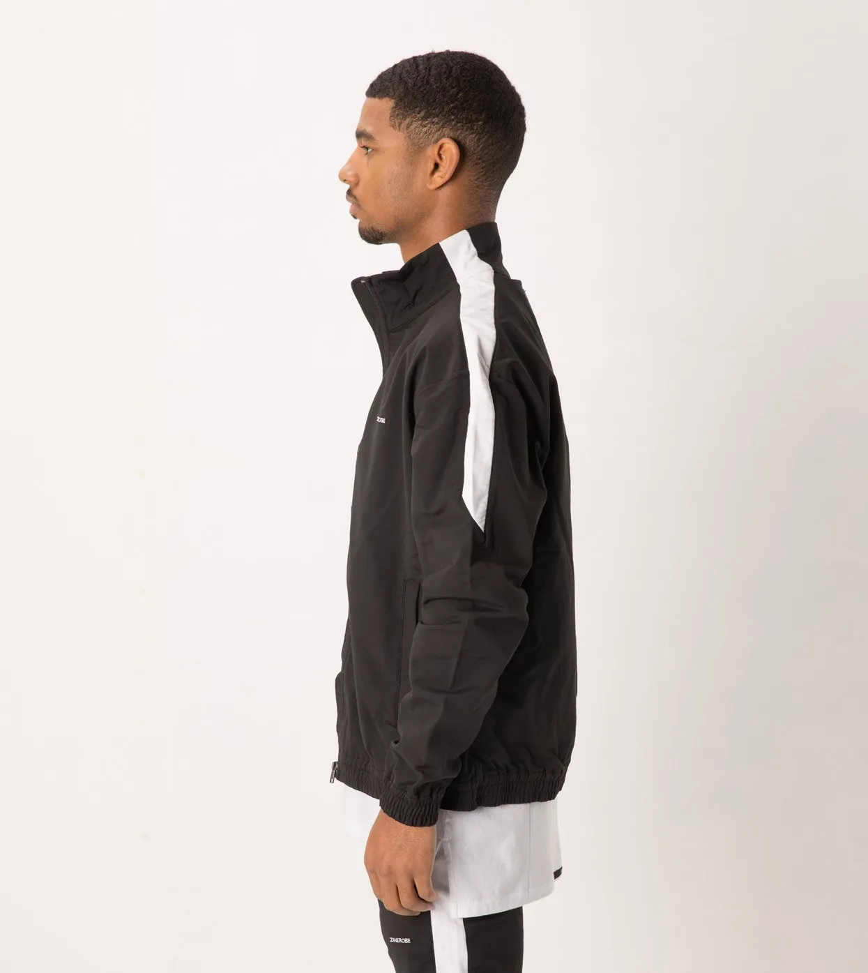 Jumpshot Track Jacket Black/White