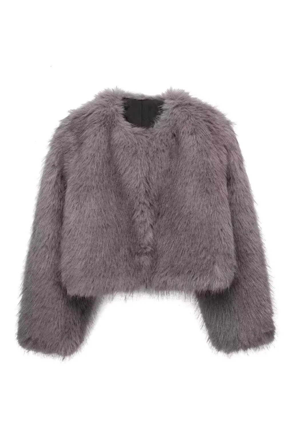 'Karin' Faux Fur Cropped Jacket