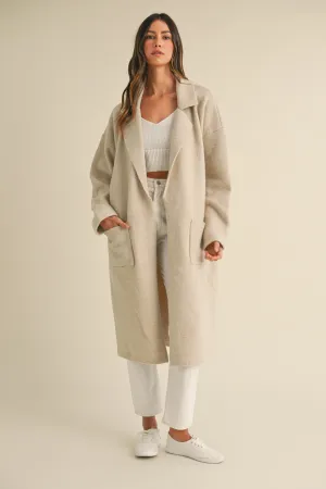 Knit Trench Coat