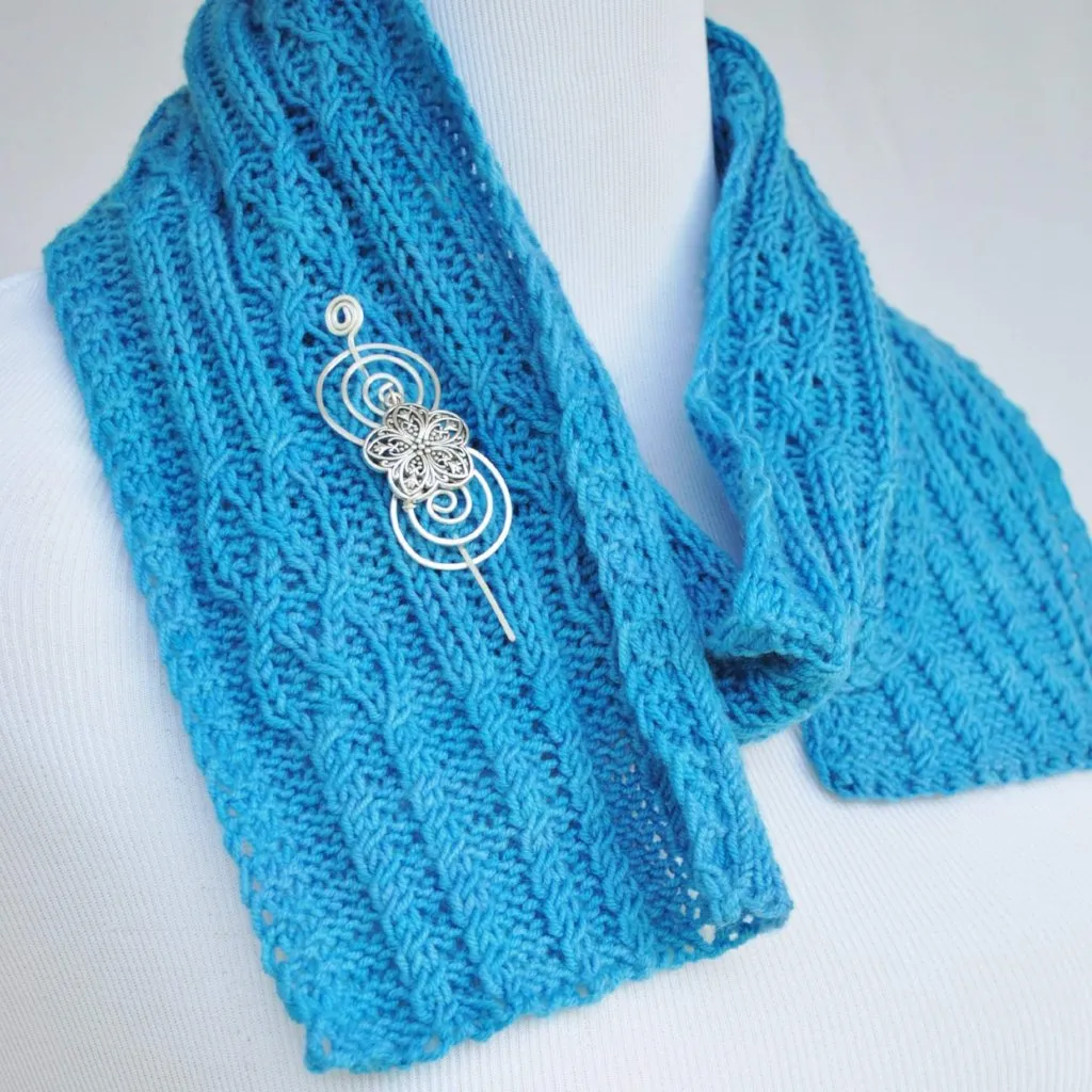 Lavant Knit Scarf Pattern PDF