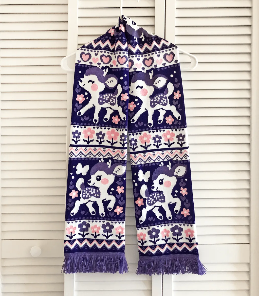 Lavendeer Fawn Knit Scarf