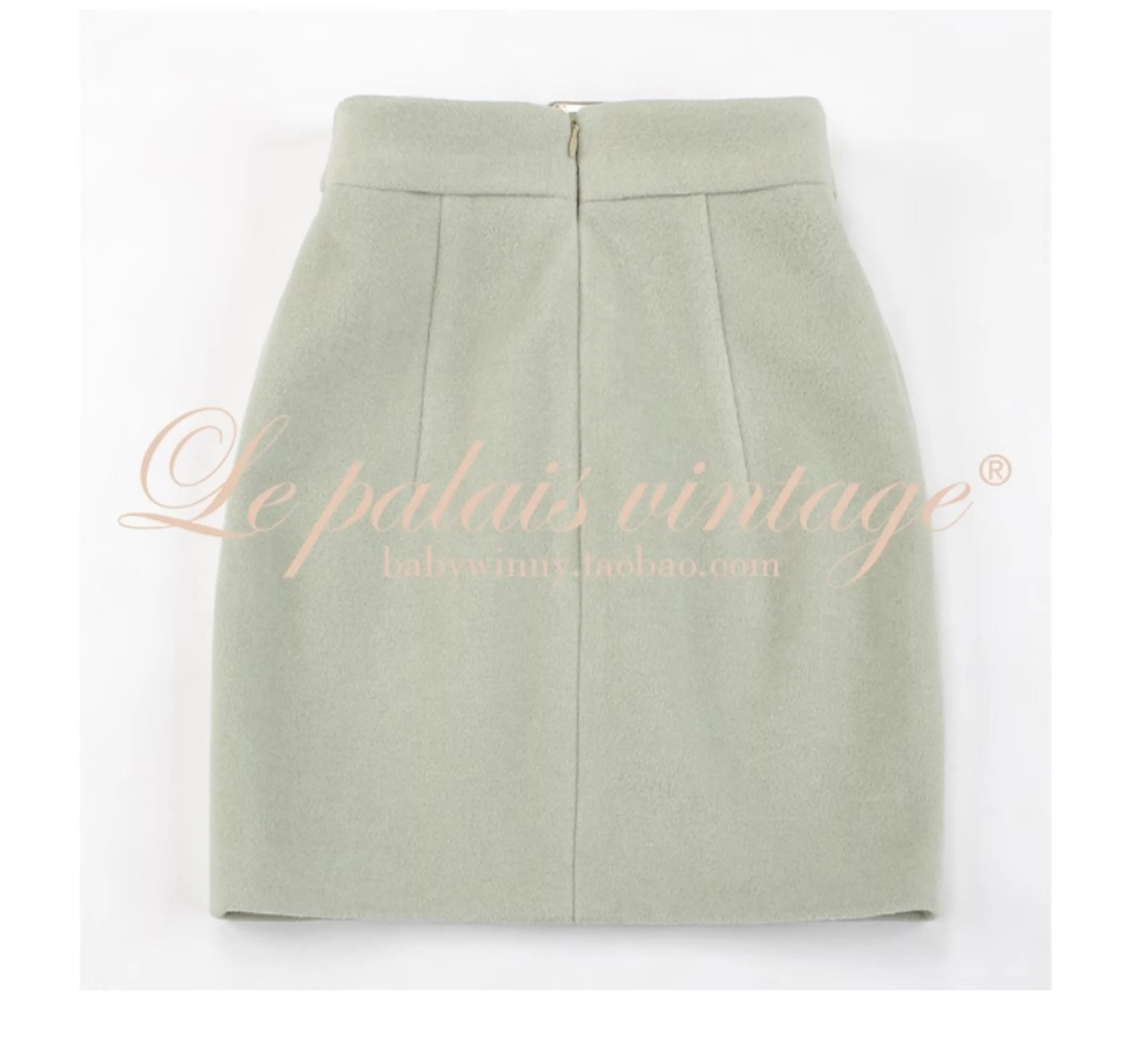 Le Palais Vintage Elegant cropped jacket high-waisted mini skirt -Merritt