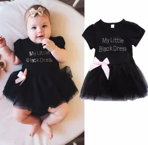 Lottie - Baby LBD Little Black Dress Romper Tutu