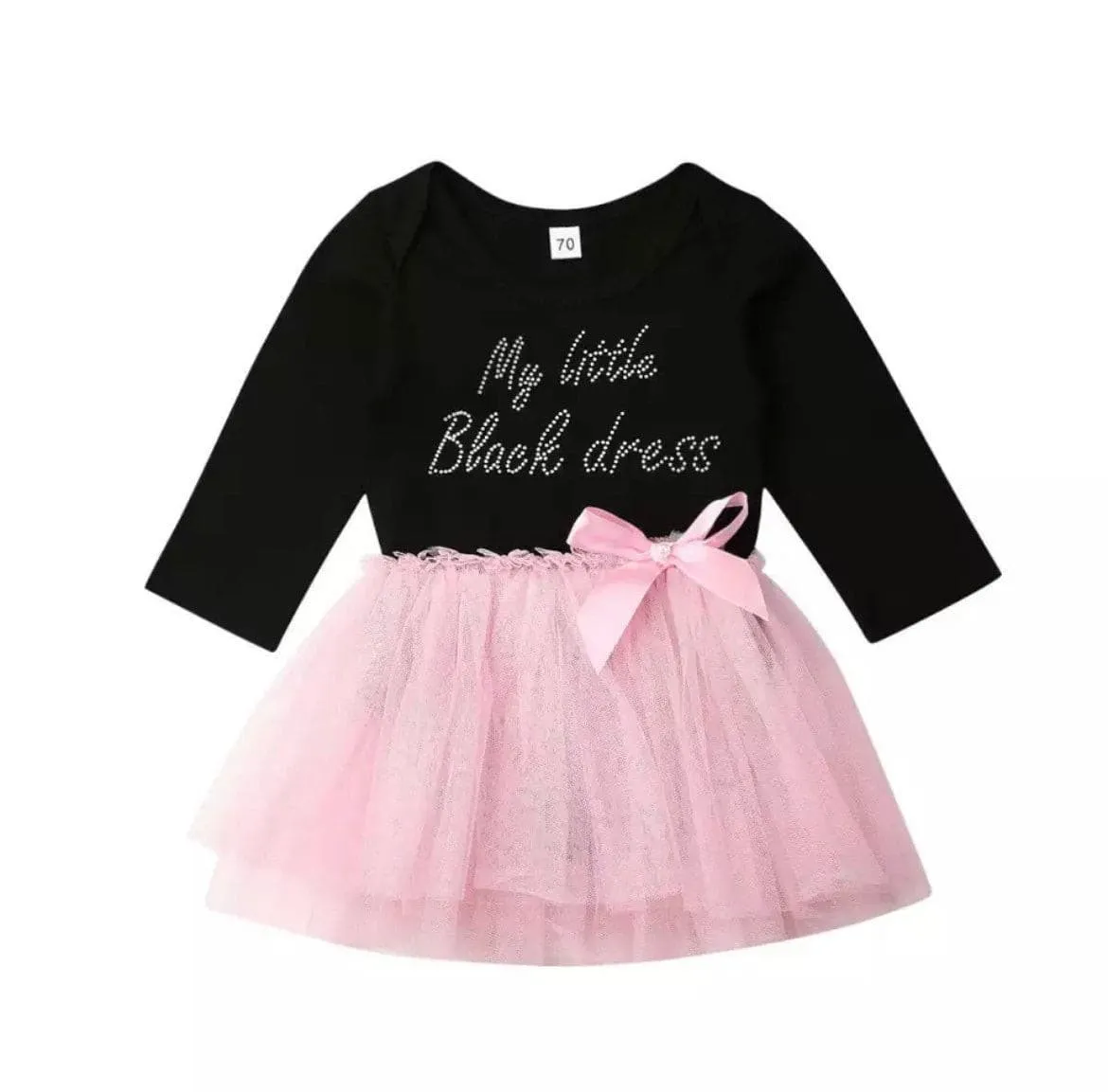 Lottie - Baby LBD Little Black Dress Romper Tutu