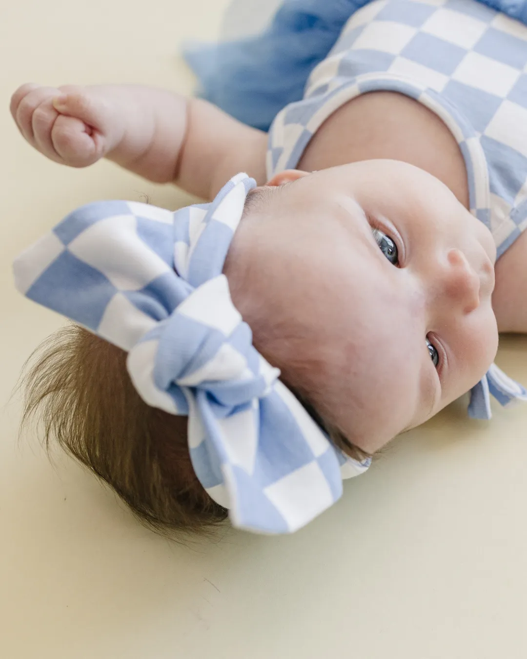 LPK Tutu Romper - Checkered Blue