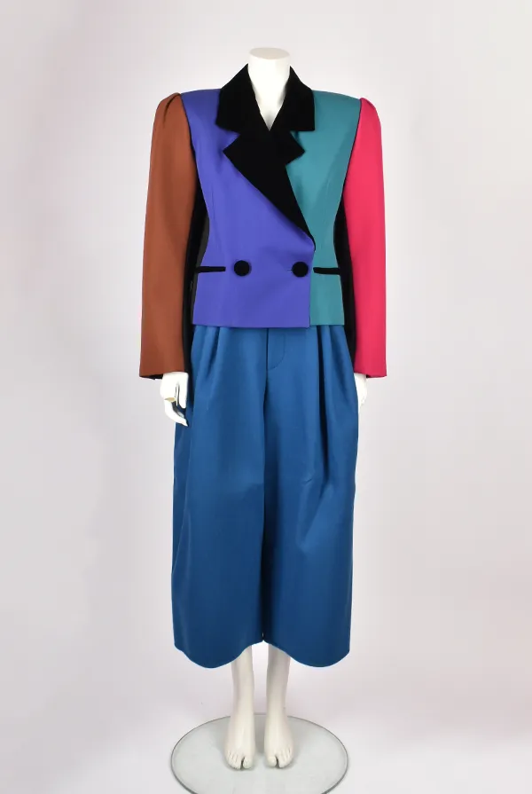 MARC JACOBS A/W 2018 RUNWAY COLOR BLOCK SUIT