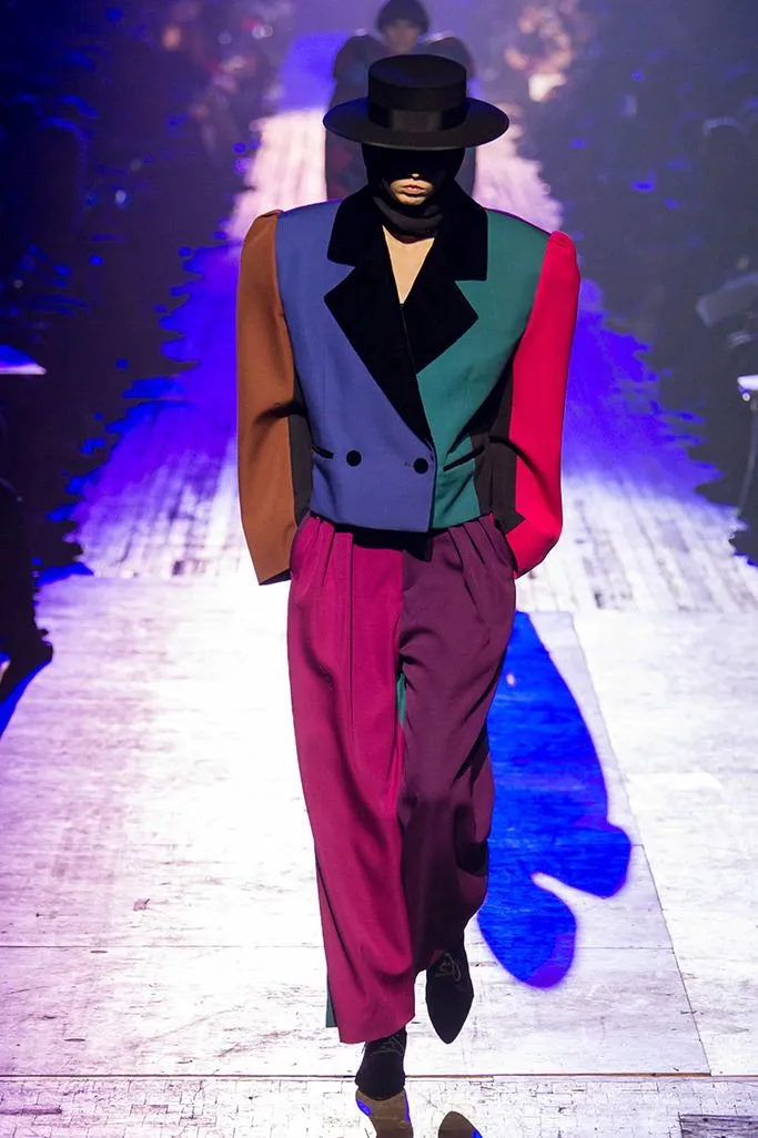 MARC JACOBS A/W 2018 RUNWAY COLOR BLOCK SUIT