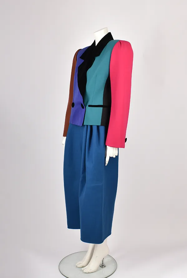 MARC JACOBS A/W 2018 RUNWAY COLOR BLOCK SUIT