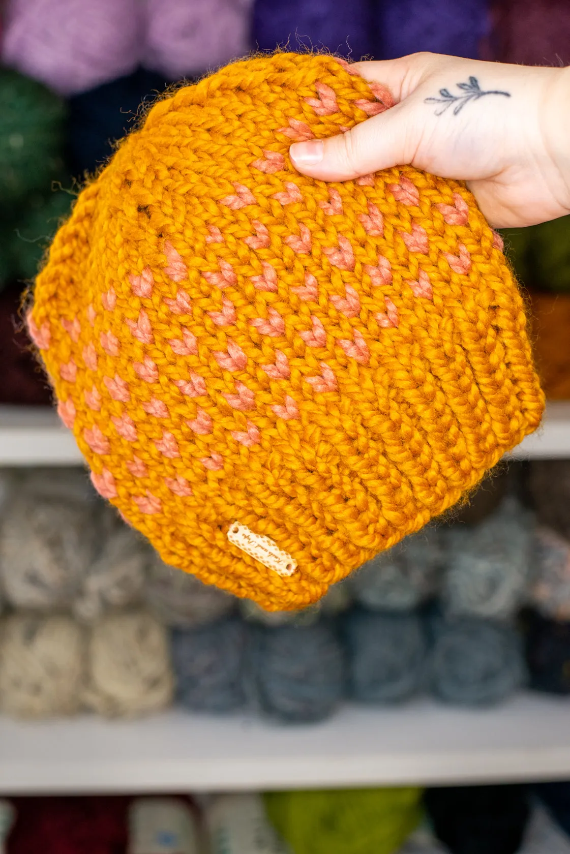 Matching Little Heart Beanie & Cowl Set