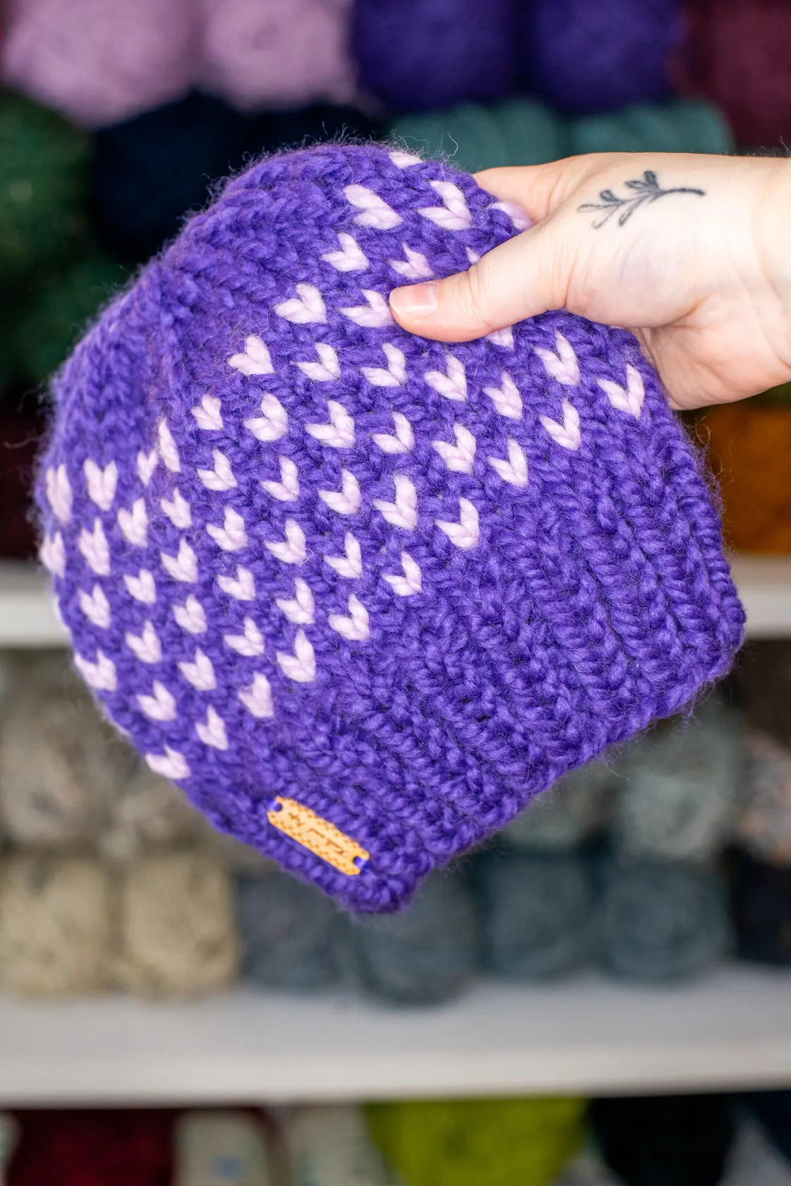 Matching Little Heart Beanie & Cowl Set