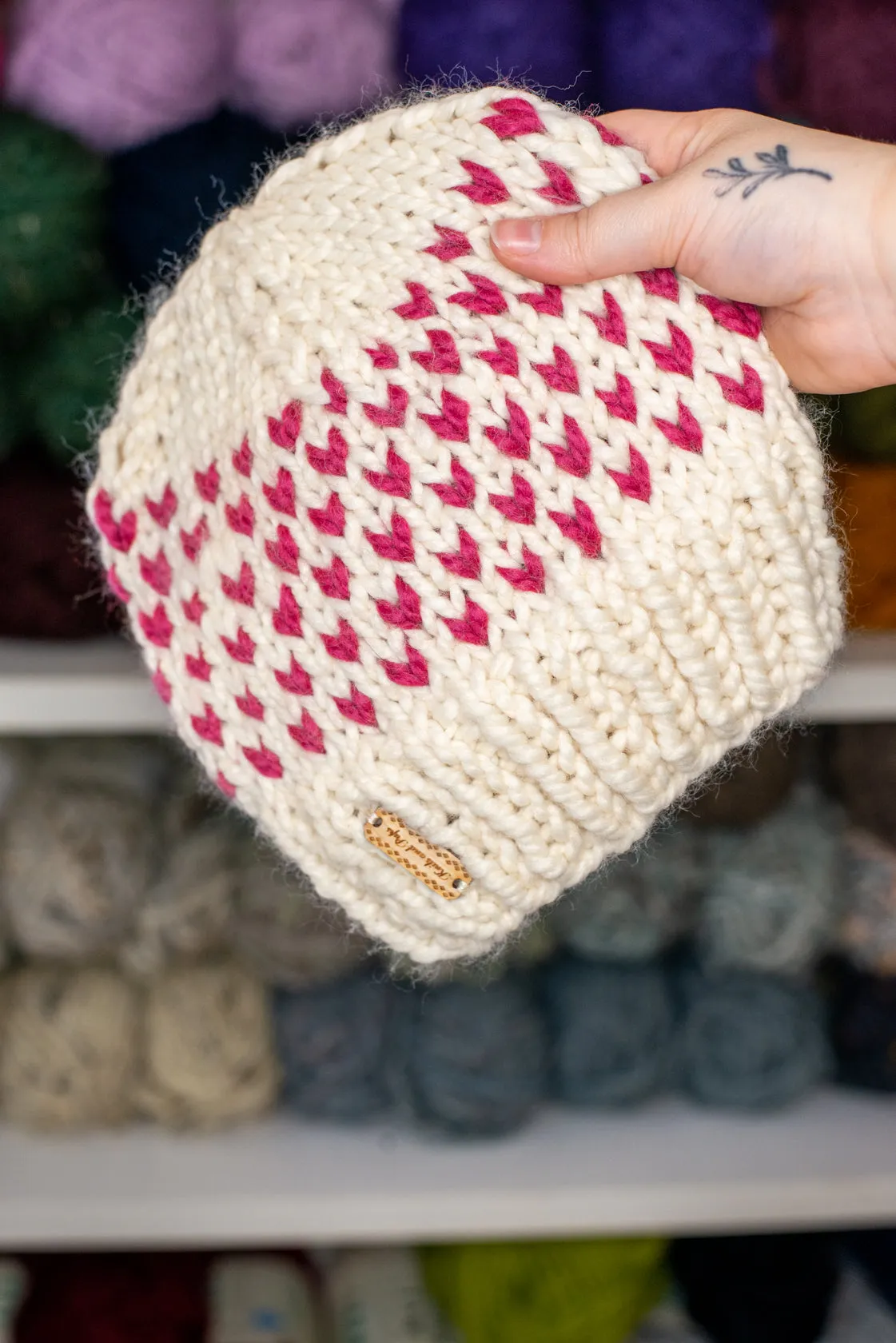 Matching Little Heart Beanie & Cowl Set