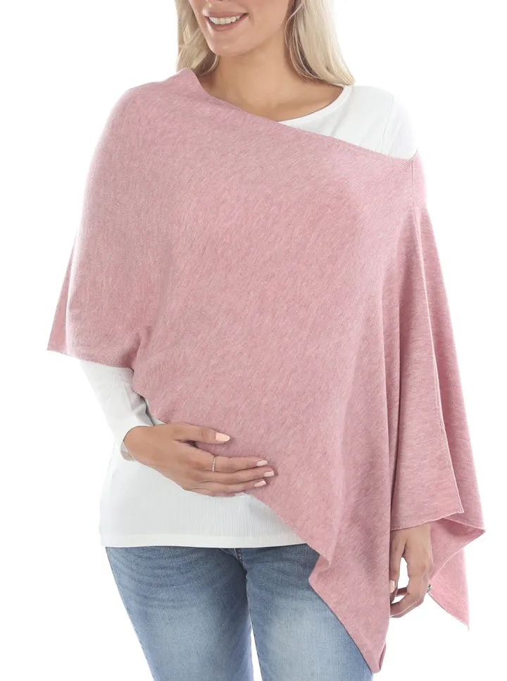 Moozie Mama Luxury Wrap Maternity & Nursing Cover in Roseberry