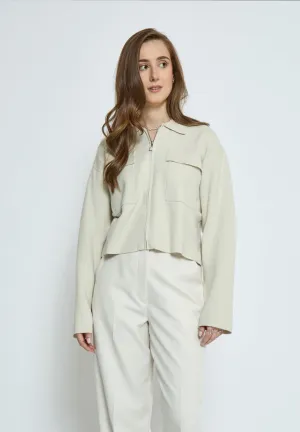 MSTammy Cropped Jacket - Light Birch