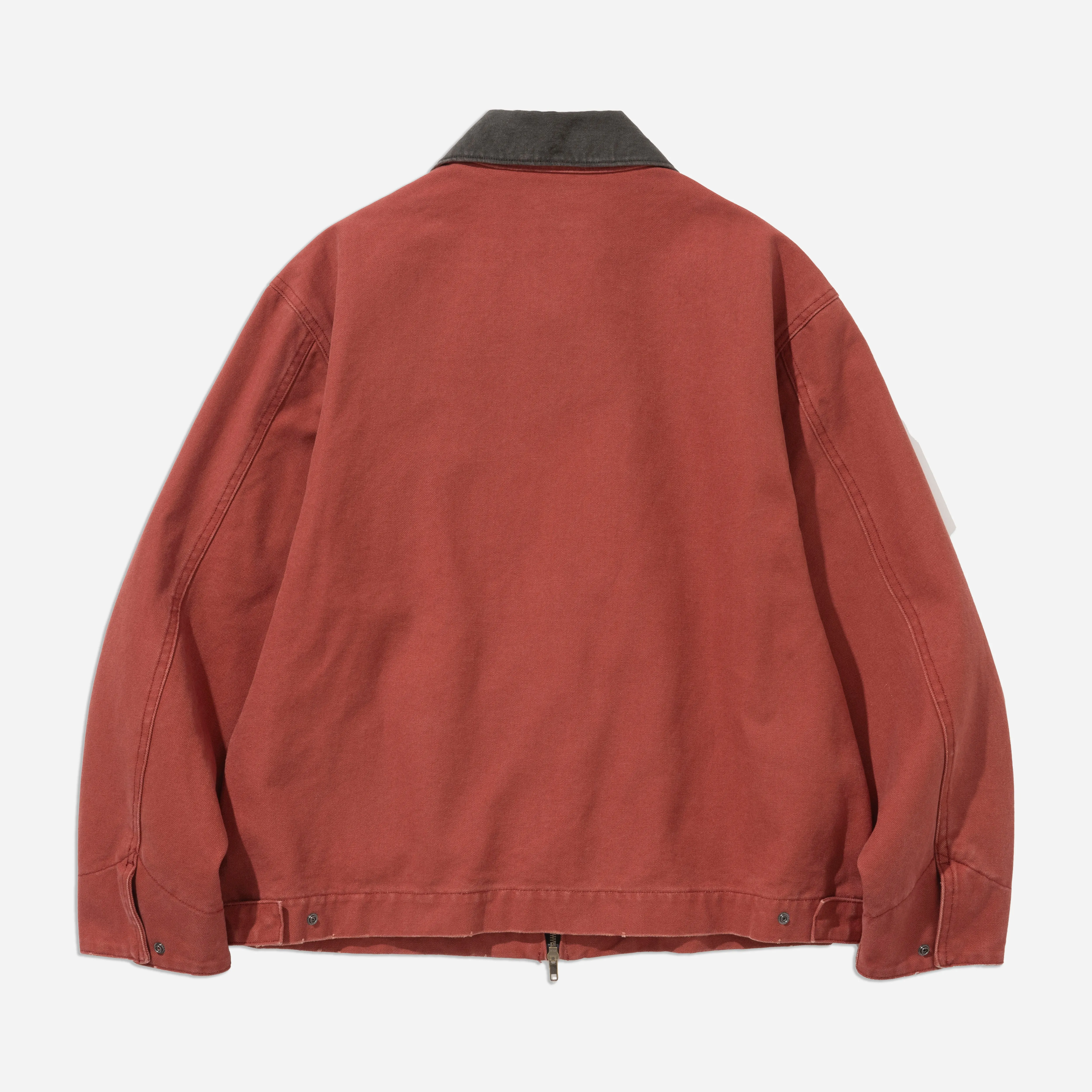 OXFORD WORK ZIP-UP JACKET - RED