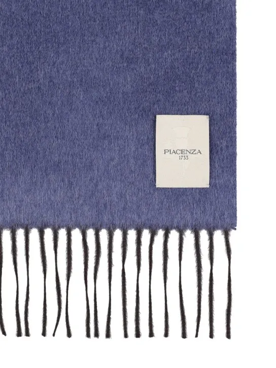 Piacenza Cashmere   Mirror silk &amp; cashmere knit scarf 