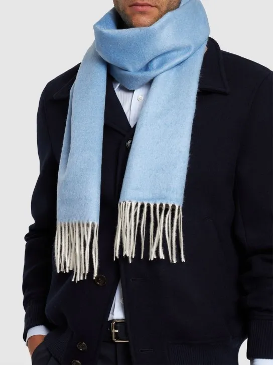 Piacenza Cashmere   Mirror silk &amp; cashmere knit scarf 