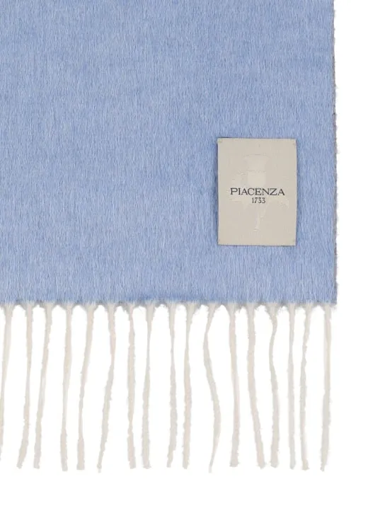 Piacenza Cashmere   Mirror silk &amp; cashmere knit scarf 