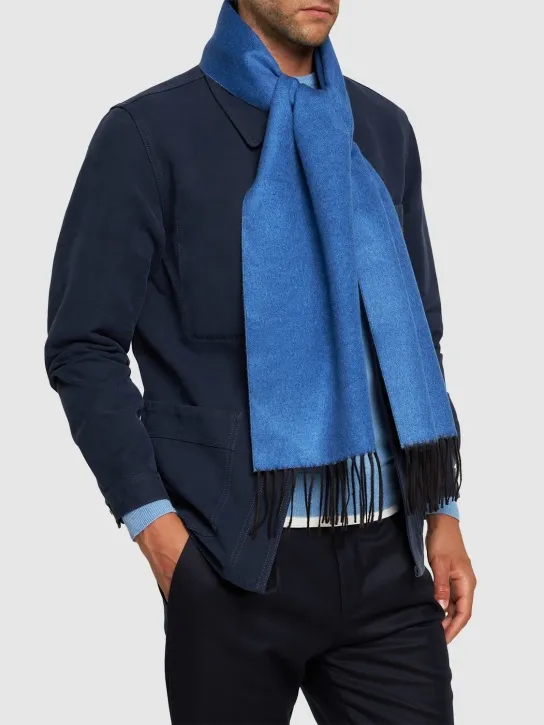 Piacenza Cashmere   Mirror silk &amp; cashmere knit scarf 