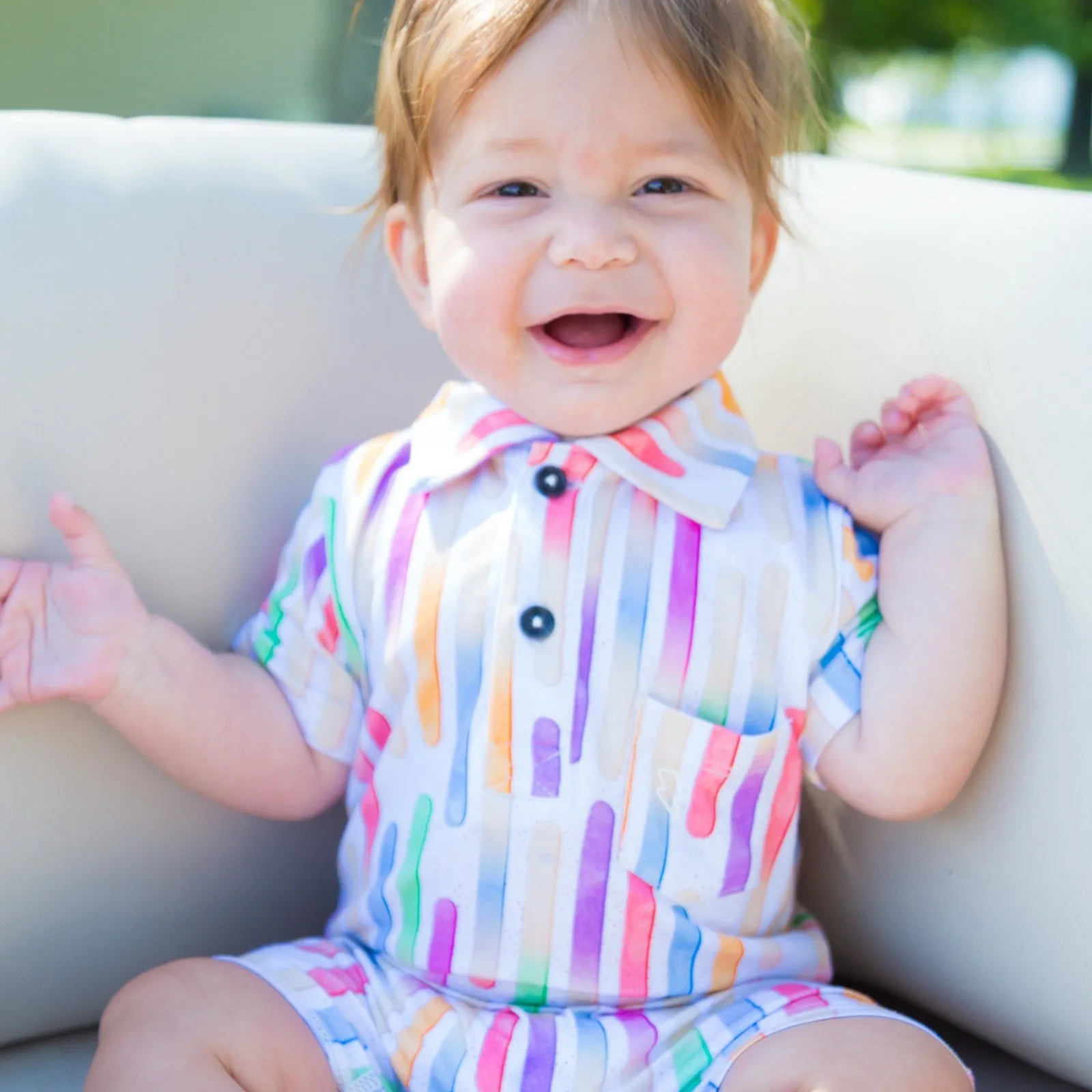 Popsicle Sticks Polo Romper