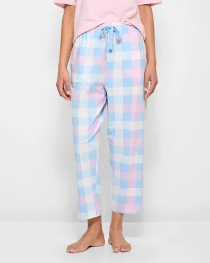 popular  7/8 Length Sleep Pyjama Pants - Lily Check